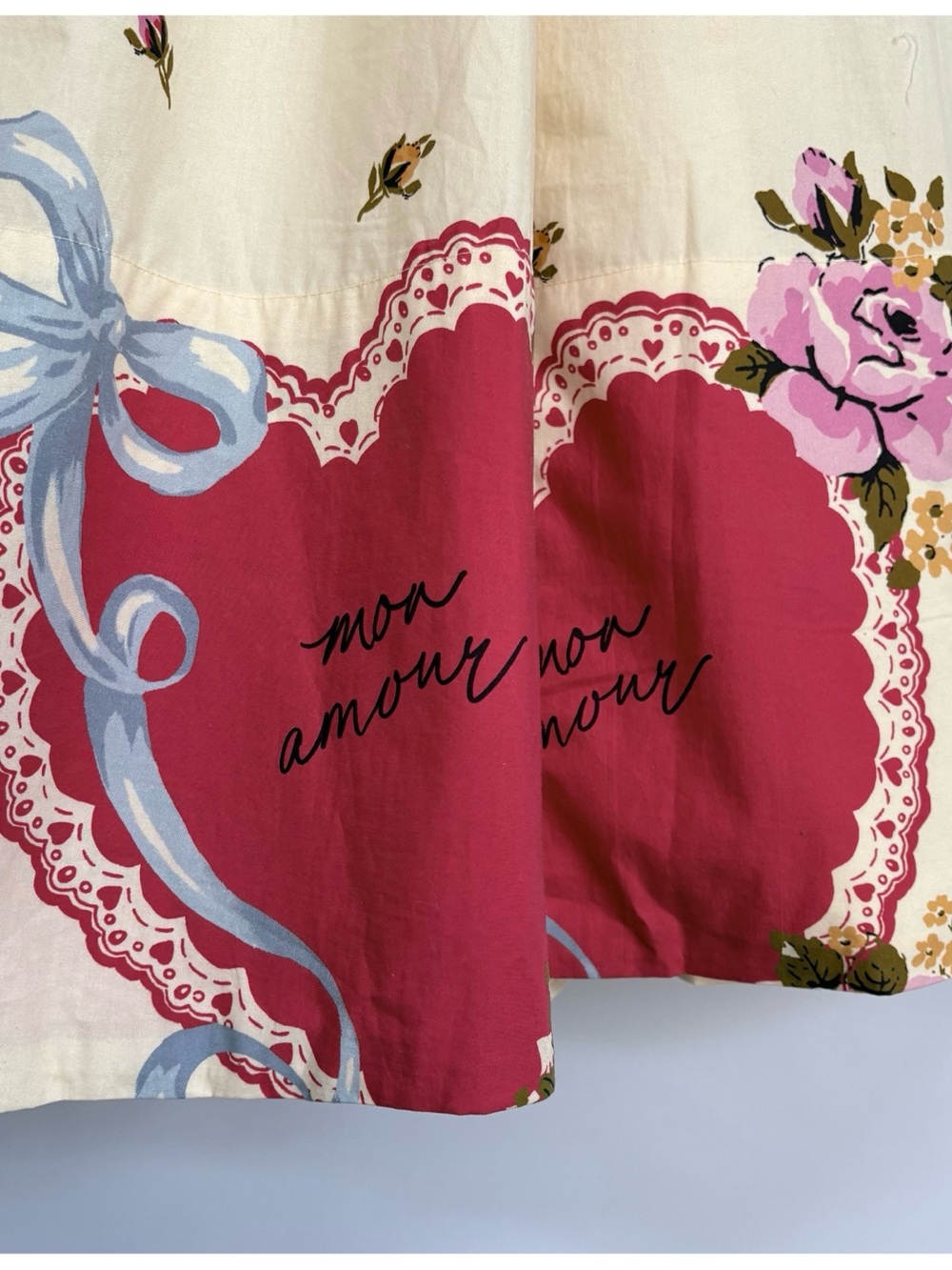NWT Anthropologie Maeve Jacie Poplin Vintage Heart Floral Print Maxi Skirt S - Picture 13 of 17